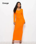 Elegant Bodycon Maxi Dress for Stylish Women Apparel Elegant Bodycon Maxi Dress for Stylish Women Apparel