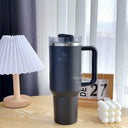 Stainless Steel Insulated Cup with Straw by Stanley 1.18L Stainless Steel Insulated Cup with Straw by Stanley 1.18L