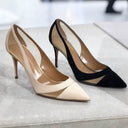 Lace Mesh High Heels Seductive Winter Glam Confidence Lace Mesh High Heels Seductive Winter Glam Confidence