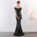 Off-Shoulder Fish Tail Evening Dress Sophisticated Elegance Off-Shoulder Fish Tail Evening Dress Sophisticated Elegance