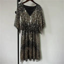 Glittering Beaded Dress Sparkle Shine Elegant Statement Glittering Beaded Dress Sparkle Shine Elegant Statement