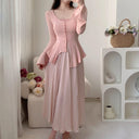 Palace Retro Trumpet Sleeve Cardigan Elegant Fusion Fashion Palace Retro Trumpet Sleeve Cardigan Elegant Fusion Fashion