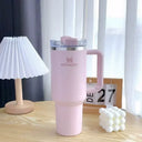 Stanley 1.18L Stainless Steel Cup With Straw Durable 304 Stanley 1.18L Stainless Steel Cup With Straw Durable 304