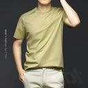 Classy White Cotton T Shirt For Men Summer Style Essential Classy White Cotton T Shirt For Men Summer Style Essential
