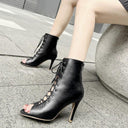 Jazz Stiletto Sandal Boots Trendy Summer Footwear Style Jazz Stiletto Sandal Boots Trendy Summer Footwear Style