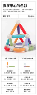 Nukied Boys and Girls Patchwork Educational Toys Magnetic Rods Nukied Boys and Girls Patchwork Educational Toys Magnetic Rods