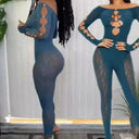 Off Shoulder Jumpsuit Chic High Waist Women Fashion Piece Off Shoulder Jumpsuit Chic High Waist Women Fashion Piece