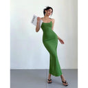 Invisible Fishing Line Summer Sling Dress Sultry Elegance Invisible Fishing Line Summer Sling Dress Sultry Elegance