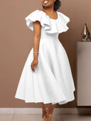 Summer Party Dress for Plus Size Women Elegant Fashion Summer Party Dress for Plus Size Women Elegant Fashion