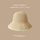 Straw Hat French Girls Travel Seaside Sunshade Lace Cap Straw Hat French Girls Travel Seaside Sunshade Lace Cap