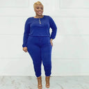 Fall Fashionista Plus Size Romper Jumpsuit Versatile Stylish Fall Fashionista Plus Size Romper Jumpsuit Versatile Stylish