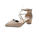Korean Style Pointed Flats Strappy Heels Chic Everyday Trend Korean Style Pointed Flats Strappy Heels Chic Everyday Trend