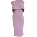Retro Wind Off The Shoulder Dress Elegant Spring Fashion Retro Wind Off The Shoulder Dress Elegant Spring Fashion