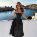 Sexy Tight Slim Wrap Hip Dress French Retro Long Dress Sexy Tight Slim Wrap Hip Dress French Retro Long Dress