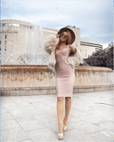 Elegant Knitted Dress: Versatile Chic Fashion Choice Elegant Knitted Dress: Versatile Chic Fashion Choice