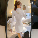 Chic Turtleneck Wool Sweater Korean Style Slim Fit Fashion Chic Turtleneck Wool Sweater Korean Style Slim Fit Fashion