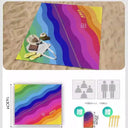 Ultra-Light Pocket Beach Mat Foldable Outdoor Camping Mat Ultra-Light Pocket Beach Mat Foldable Outdoor Camping Mat