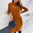 Spring Chic Cut-Out Women's Dress for Party Casual Style Spring Chic Cut-Out Women's Dress for Party Casual Style