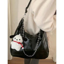 Fashionable PU Shoulder Tote Trendy Women's Carryall Bag Fashionable PU Shoulder Tote Trendy Women's Carryall Bag