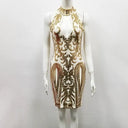 Sleeveless Sequin Evening Dress Sophisticated Glam Luxury Sleeveless Sequin Evening Dress Sophisticated Glam Luxury