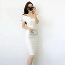 Slimming Tuxedo Dress For Elegant Eveningwear Style Slimming Tuxedo Dress For Elegant Eveningwear Style