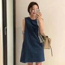 Chic Korean Vest Dress Effortless Elegance Modern Style Chic Korean Vest Dress Effortless Elegance Modern Style