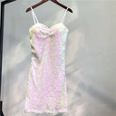 Nightclub Shiny Sundress Gown Sparkling Elegance Dress Nightclub Shiny Sundress Gown Sparkling Elegance Dress