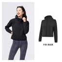 Yoyoplus Slim Loose Long Sleeve Hooded Jacket For Women Yoyoplus Slim Loose Long Sleeve Hooded Jacket For Women