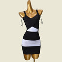 Bodycon Bandage Dress: Sexy V-neck Knit Dress for Women Bodycon Bandage Dress: Sexy V-neck Knit Dress for Women