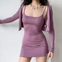 Go Girl Go: Chic Two-Piece Sling Dress and Skirt Set Go Girl Go: Chic Two-Piece Sling Dress and Skirt Set