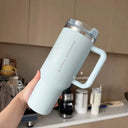 Stanley 1.18L Stainless Steel Cup With Straw Durable 304 Stanley 1.18L Stainless Steel Cup With Straw Durable 304