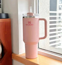 Stanley 1.18L Stainless Steel Cup With Straw Durable 304 Stanley 1.18L Stainless Steel Cup With Straw Durable 304