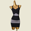 Bodycon Bandage Dress: Sexy V-neck Knit Dress for Women Bodycon Bandage Dress: Sexy V-neck Knit Dress for Women