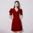 Short Elegant Bridal Gown Stylish Short Wedding Dress Short Elegant Bridal Gown Stylish Short Wedding Dress