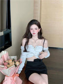 Internet Celebrity Hollow Sheath Halterneck Fashion Top Internet Celebrity Hollow Sheath Halterneck Fashion Top