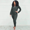 Fall Fashionista Plus Size Romper Jumpsuit Versatile Stylish Fall Fashionista Plus Size Romper Jumpsuit Versatile Stylish