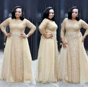 Elegant Plus Size Evening Gown With Flattering Fit Elegant Plus Size Evening Gown With Flattering Fit