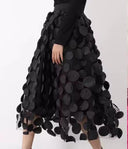 Embroidered Sequin Mesh Skirt: Floral Elegance for Fashionistas Embroidered Sequin Mesh Skirt: Floral Elegance for Fashionistas