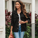 Pure Color Snap Button Loose Suede Shirt Coat Suede Chic Pure Color Snap Button Loose Suede Shirt Coat Suede Chic