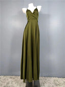 Plaid Texture V Neck Sling Dress Elegant Party Chic Style Plaid Texture V Neck Sling Dress Elegant Party Chic Style