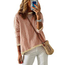 Fall and Winter Pure Cotton Fashion Drop-Shoulder Sweater Fall and Winter Pure Cotton Fashion Drop-Shoulder Sweater