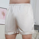 Shibeni Mulberry Silk Pajama Pants Men Casual Beach Shorts Shibeni Mulberry Silk Pajama Pants Men Casual Beach Shorts