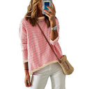 Fall and Winter Pure Cotton Fashion Drop-Shoulder Sweater Fall and Winter Pure Cotton Fashion Drop-Shoulder Sweater