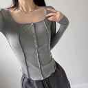 Desire Wind Long Sleeve Shirt for Trendy Women Chic Style Desire Wind Long Sleeve Shirt for Trendy Women Chic Style