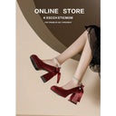 Fairy Satin Strap Retro High Heels Magical Elegance Style Fairy Satin Strap Retro High Heels Magical Elegance Style