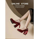 Fairy Satin Strap Retro Heels Elegant Magical Style Fairy Satin Strap Retro Heels Elegant Magical Style