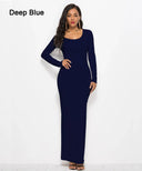 Elegant Bodycon Maxi Dress for Stylish Women Apparel Elegant Bodycon Maxi Dress for Stylish Women Apparel