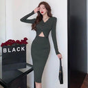 Sneaky Design Bodycon Dress: Stylish Statement Piece Sneaky Design Bodycon Dress: Stylish Statement Piece