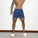 Uawo Men Home Casual Breathable Sweat Absorbing Shorts Uawo Men Home Casual Breathable Sweat Absorbing Shorts