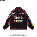 Vintage Letter Heavy Industry Loose Embroidered Uniform Vintage Letter Heavy Industry Loose Embroidered Uniform